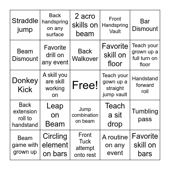iTeam Black Bingo Card