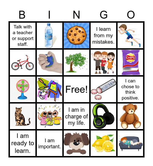 Positive SOAR Celebration BIngo Card