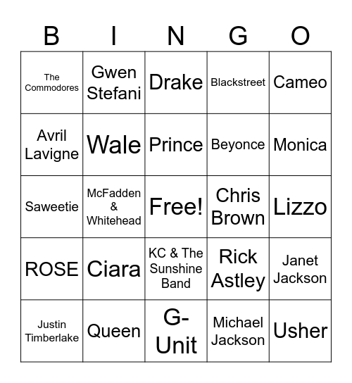3/23/26 Bingo Card