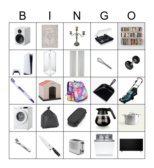 Klassebingo Card