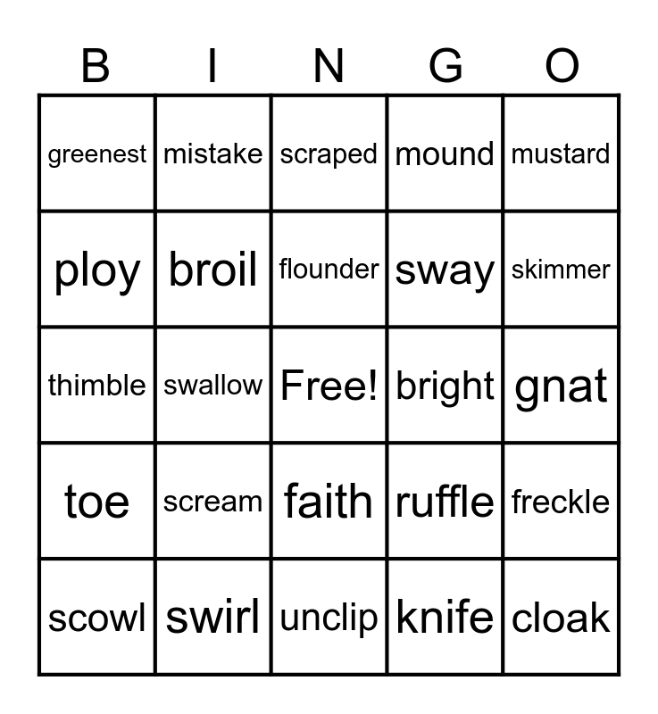 Volume 3 Review Bingo Card