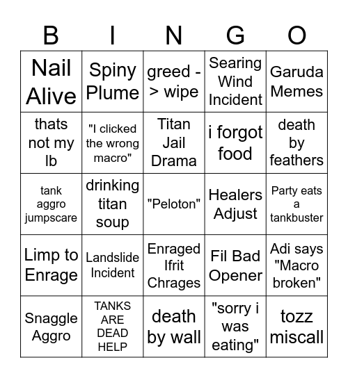 KAIJU UWU BINGO Card