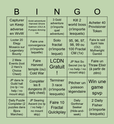 LCDN BINGO ! Bingo Card