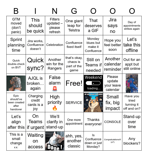 Power Rangers!!!! Bingo Card