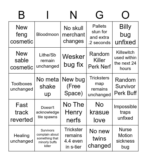 9.5.1 Bingo Card
