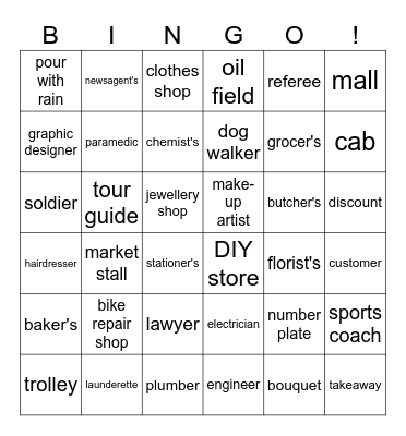 CA 4 ! Bingo Card