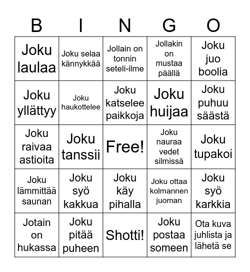 Leidit Landella-Bingo Card