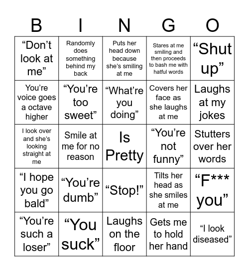 Maddie Bingo Card
