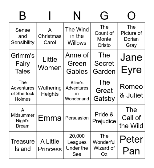 "Advent-urous" TBR List BINGO Card