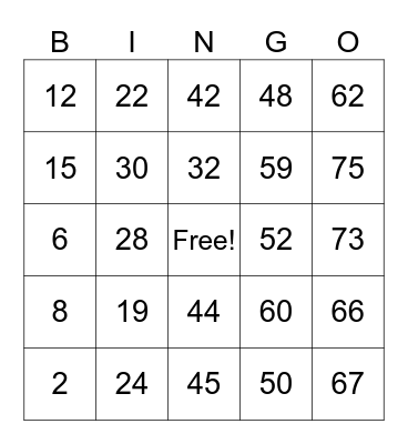 COMPASS HOUSE BINGO Card