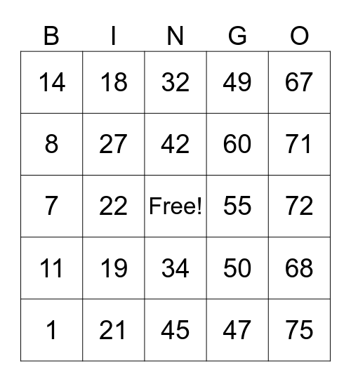COMPASS HOUSE BINGO Card