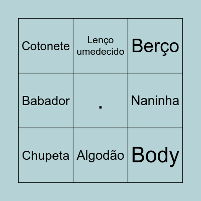 CHÁ DO PEDRO Bingo Card