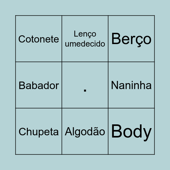 CHÁ DO PEDRO Bingo Card
