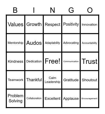 AIG through the years Bingo Card