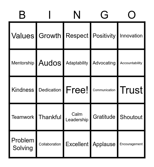 AIG through the years Bingo Card