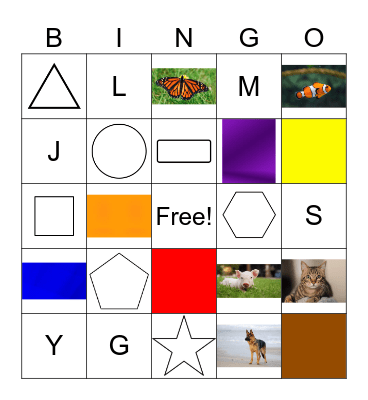 Kids Connections BINGO Card