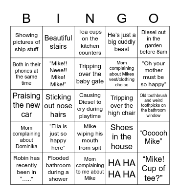 Easter 2026 Bingo Card