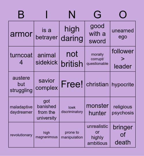 how alike is your pc to sue? Bingo Card