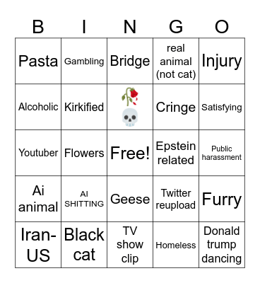 Sam duo bingo Card