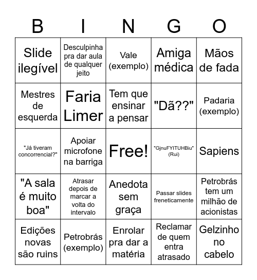 Direito Societário I - Forgioni e Ruy Bingo Card