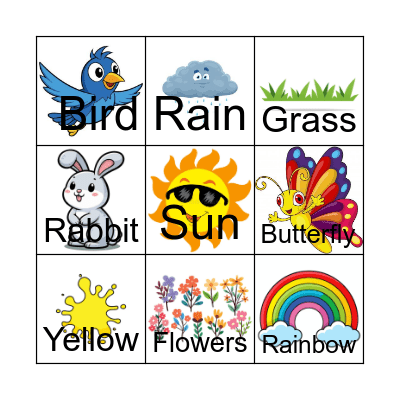 SPRING Bingo Card