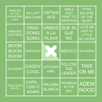 SWECO BINGO Card