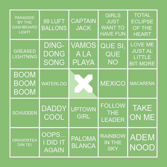 SWECO BINGO Card
