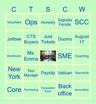 High Season Yah! Bingo Card