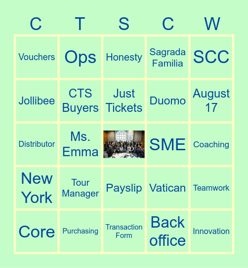 High Season Yah! Bingo Card