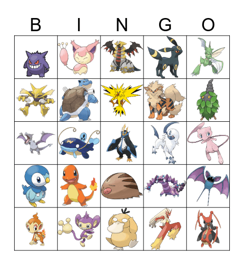 PokeBingo Card