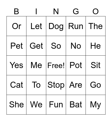 Groups BINGO Card