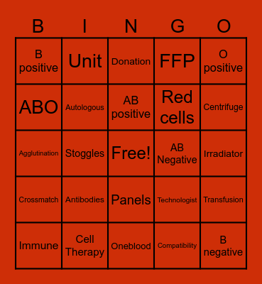 LAB WEEK BINGO Card