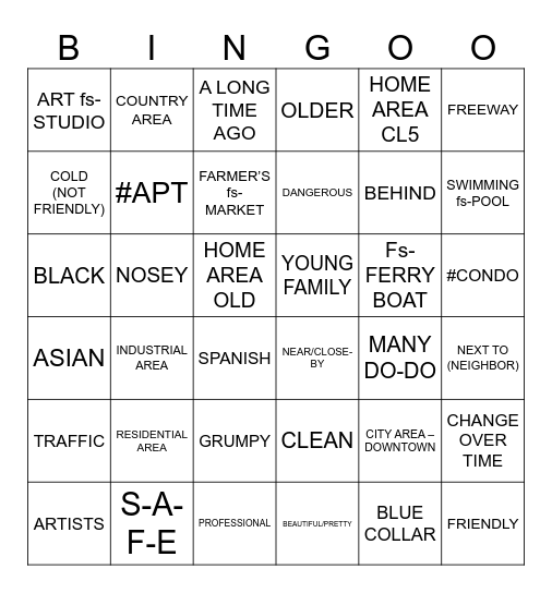 SN Unit 9.1 Bingo Card