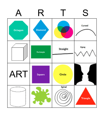 Elements of Art Bingo Card