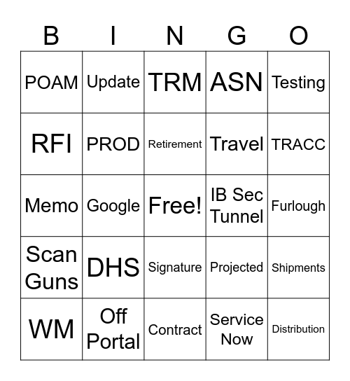 4/9/26 Bingo Card