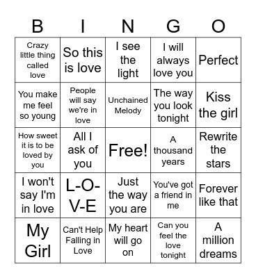 Tiara's Bridal Shower Bingo! Bingo Card