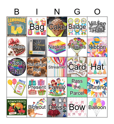 Birthday Bingo Card