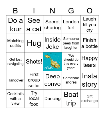 Girls Trip Bingo Card