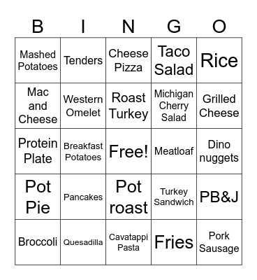 STARTER Bingo Card