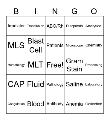 Lab Week 2026 Bingo Card