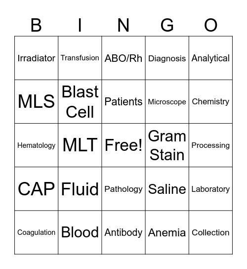 Lab Week 2026 Bingo Card