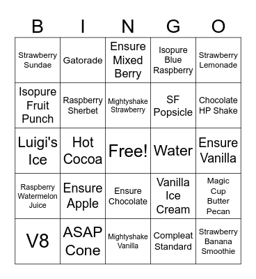 TM Bingo Card