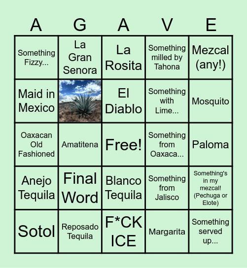 Tahona de Fortuna! Bingo Card