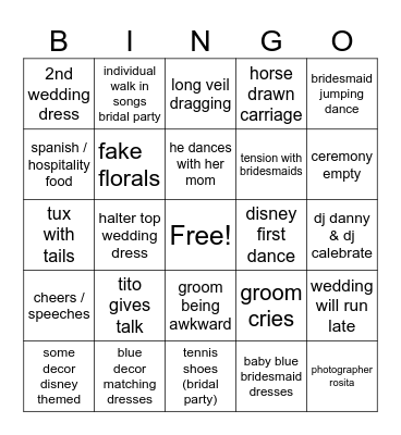 Messy Bingo Card