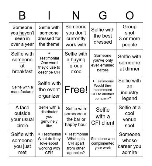Jamie's Strata 2026 Bingo Card Bingo Card