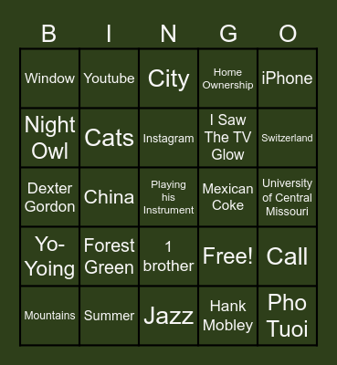 Happy Birthday Jameson! Bingo Card