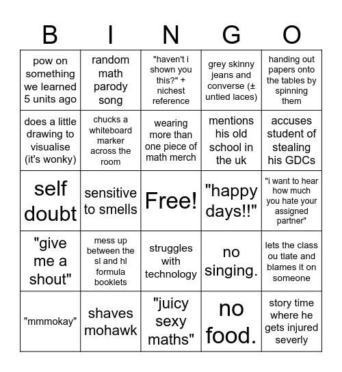 francis bell Bingo Card