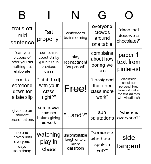 shalini jain Bingo Card