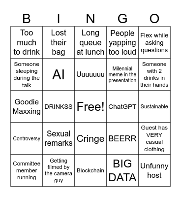 Exec(ut) Bingo Card