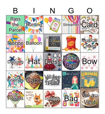 Birthday Bingo Card